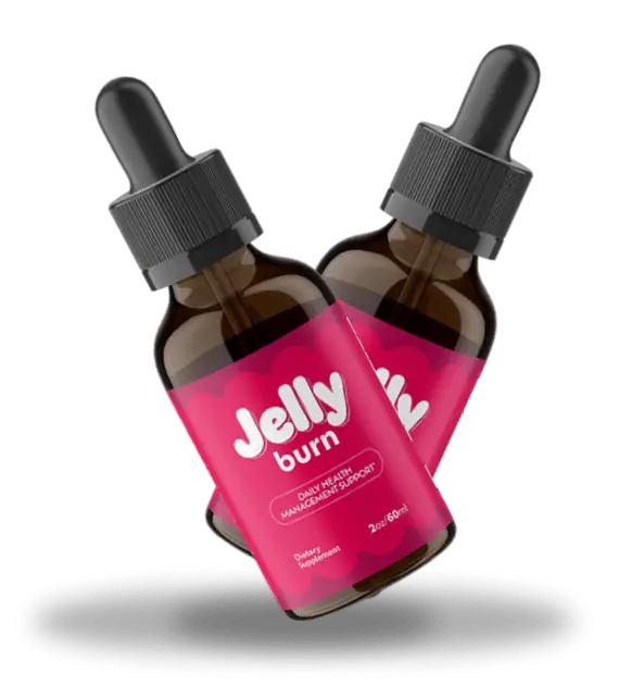 JellyBurn metabolism support supplement bottles