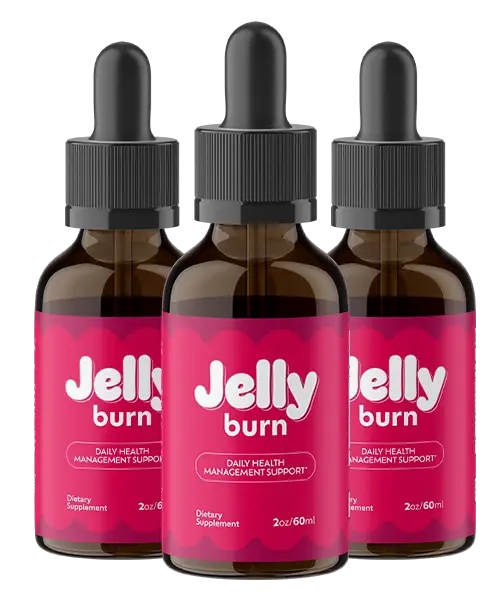 JellyBurn natural metabolism support drops for healthy fat burning